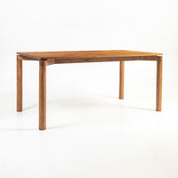 Classic Solid Wood Dining Table with Refined Four-Leg Design