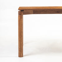 Classic Solid Wood Dining Table with Refined Four-Leg Design