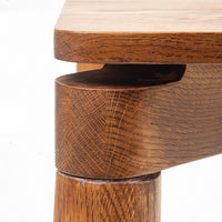 Classic Solid Wood Dining Table with Refined Four-Leg Design