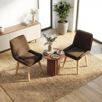 Elegant Solid Wood Dining Chair with Upholstered Comfort