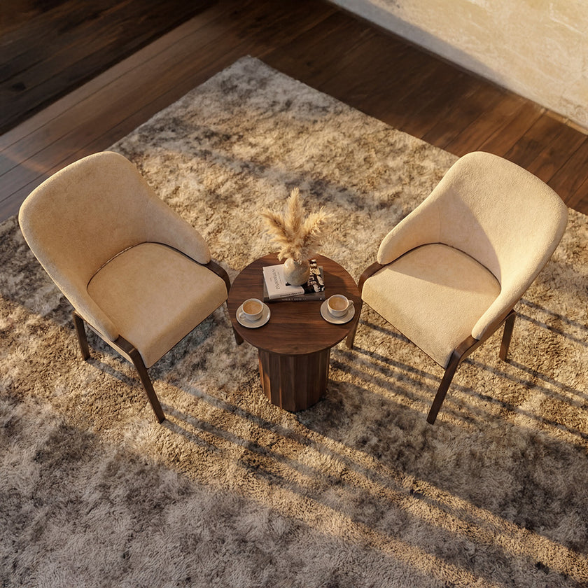 Modern Lounge Chair with Upholstered Comfort and Metal Frame