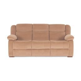 Tan beige sofa front view