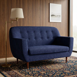 Navy blue two seater styled view