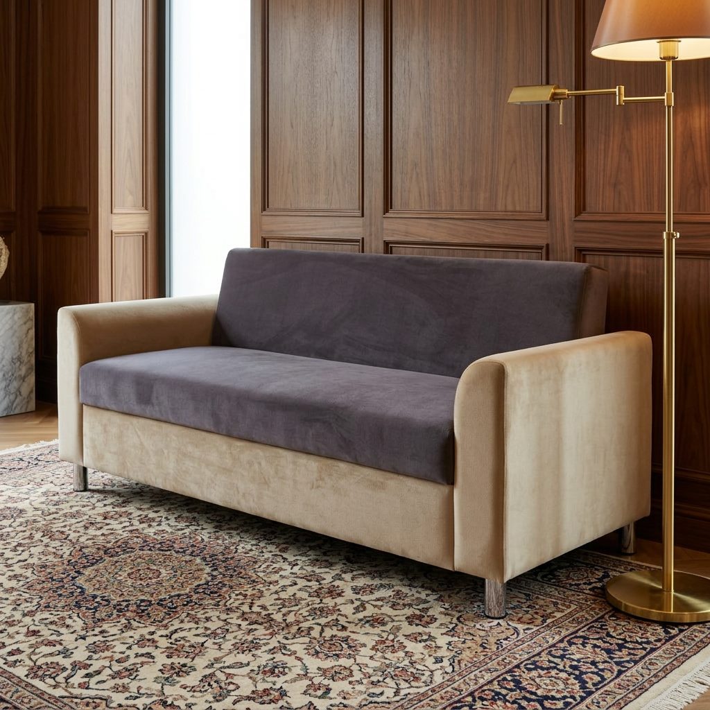Two tone sofa styled view