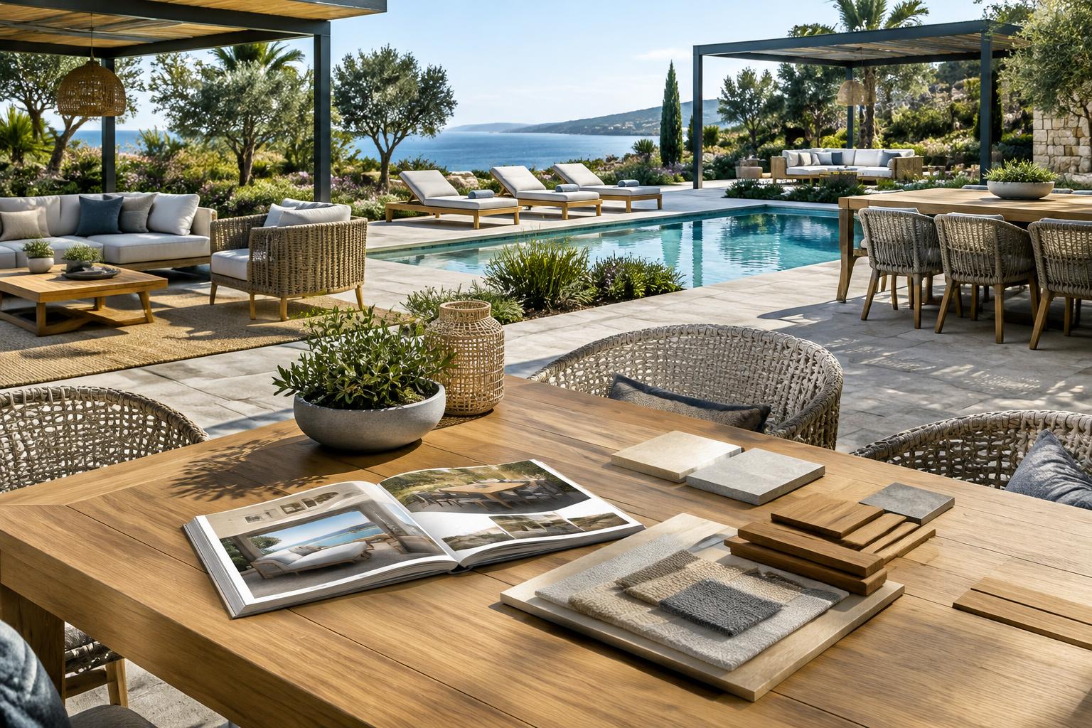 Outdoor commercial furnishing project